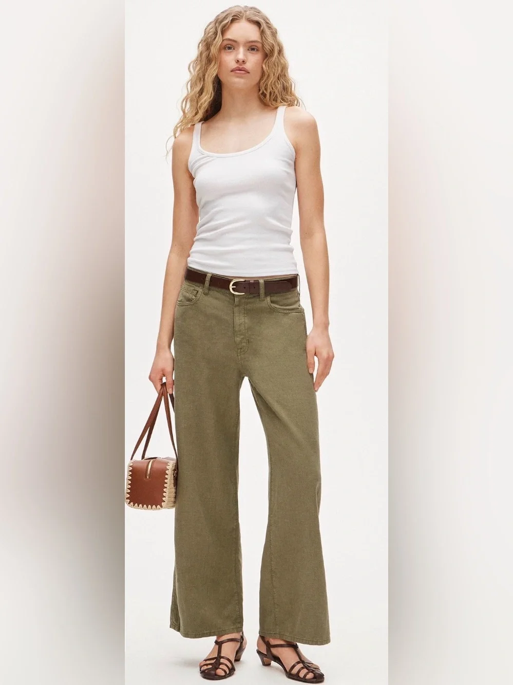 NWT J CREW Five Pocket Pant in Stretch Linen Blend 32” inseam 32 Tall 14 Tall